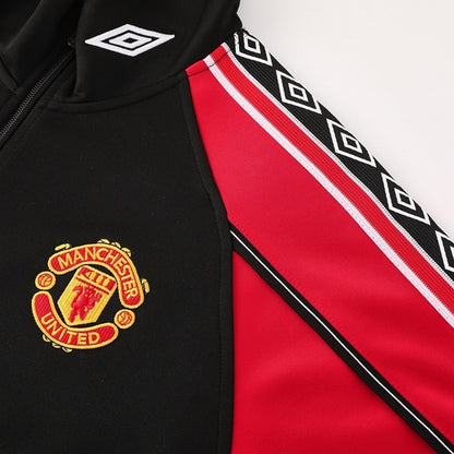Manchester United Giacca Allenamento 2025/26 Rosso e Nero