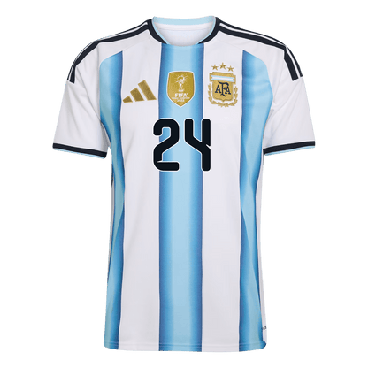 Maglia Replica Argentina Casa E. FERNÁNDEZ #24 Uomo Mondiali 2026