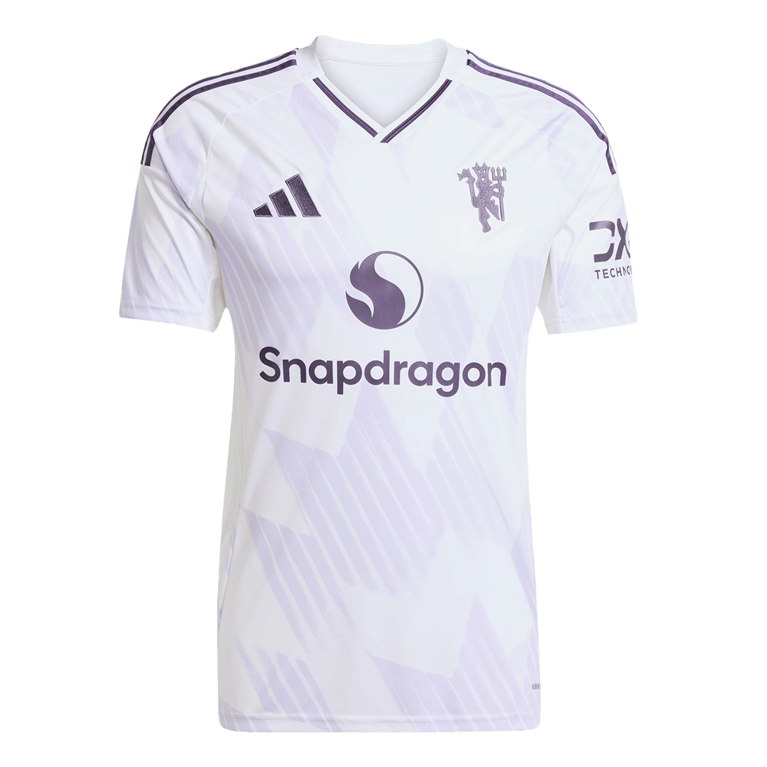Maglia Replica Manchester United Trasferta B.FERNANDES #8 Uomo 2025/26