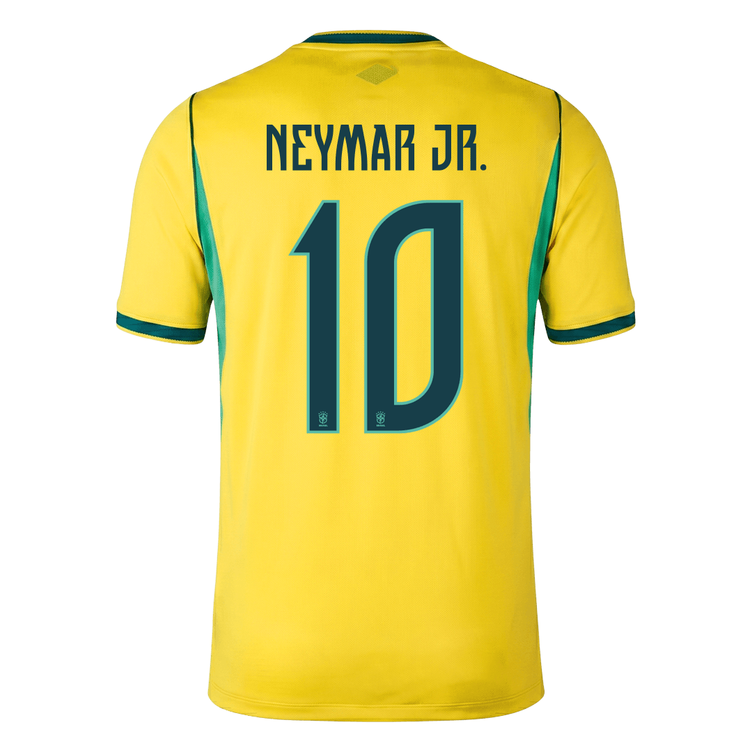 Maglia Replica Brasile Casa NEYMAR JR. #10 Uomo Mondiali 2026