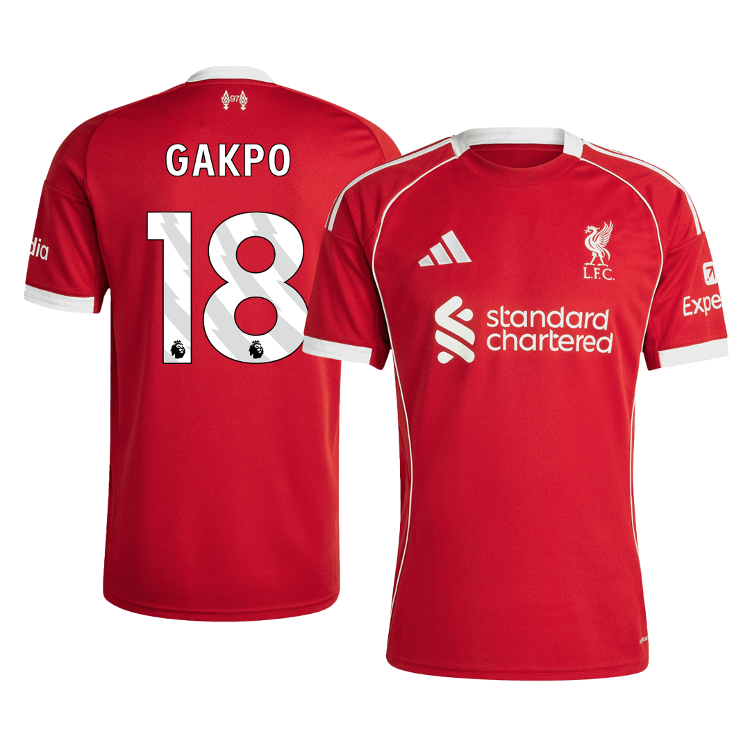 Maglia Replica Liverpool Casa GAKPO #18 Uomo 2025/26