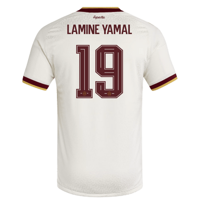 Maglia Gara Spagna Trasferta LAMINE YAMAL #19 Uomo Mondiali 2026