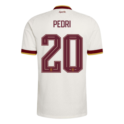 Maglia Gara Spagna Trasferta PEDRI #20 Uomo Mondiali 2026