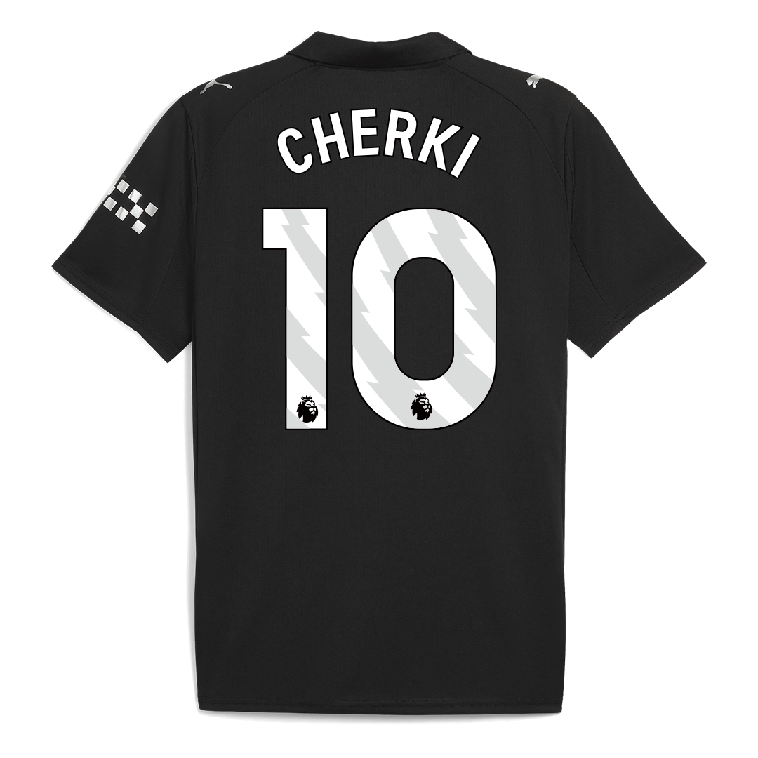 Maglia Replica Manchester City Trasferta CHERKI #10 Uomo 2025/26