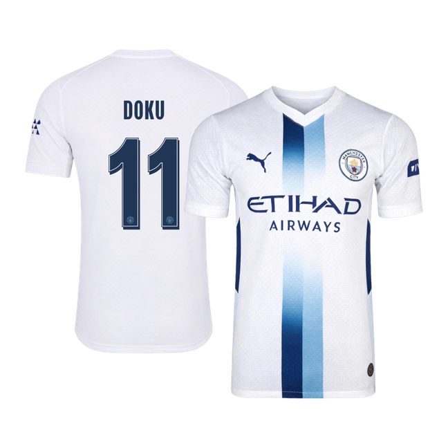 Maglia Gara Manchester City Terza DOKU #11 Uomo 2026/27 - UCL