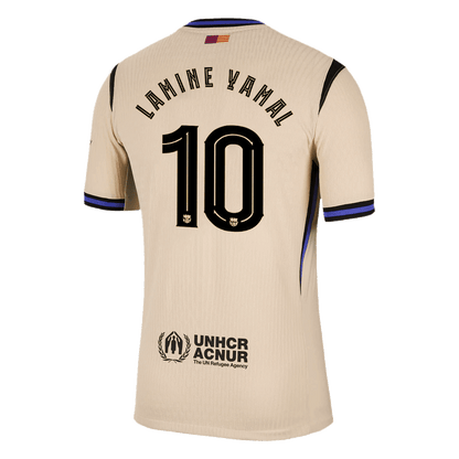 Maglia Gara Barcelona Trasferta LAMINE YAMAL #10 Uomo 2025/26