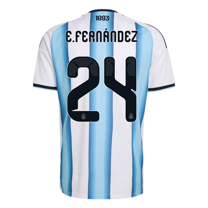 Maglia Replica Argentina Casa E. FERNÁNDEZ #24 Uomo Mondiali 2026