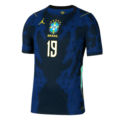 Maglia Gara Brasile Trasferta ENDRICK #19 Uomo Mondiali 2026
