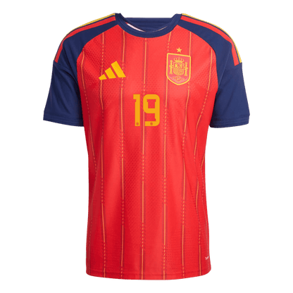 Maglia Gara Spagna Casa LAMINE YAMAL #19 Uomo Mondiali 2026