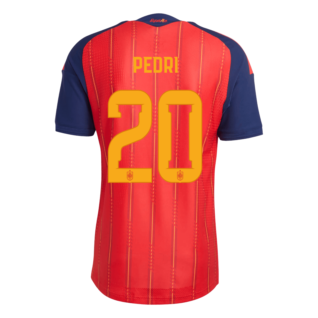 Maglia Gara Spagna Casa PEDRI #20 Uomo Mondiali 2026
