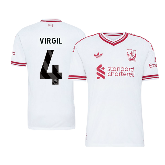Maglia Gara Liverpool Trasferta VIRGIL #4 Uomo 2026/27