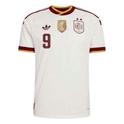 Maglia Gara Spagna Trasferta GAVI #9 Uomo Mondiali 2026 Champion Edition