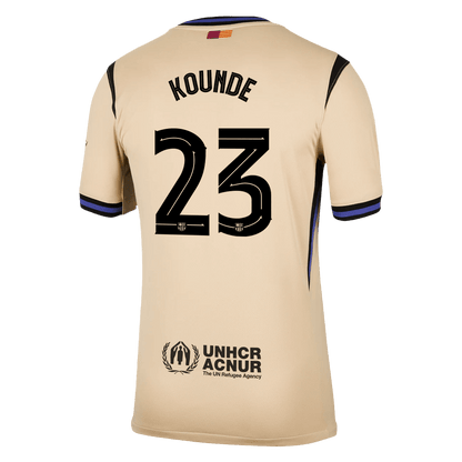 Maglia Replica Barcelona Trasferta KOUNDE #23 Uomo 2025/26