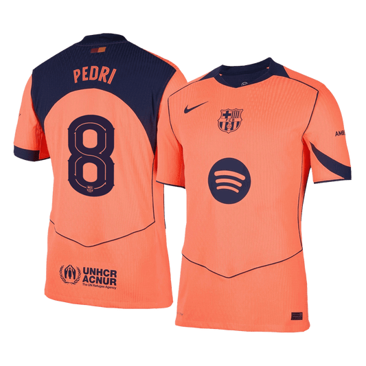 Maglia Gara Barcelona Terza PEDRI #8 Uomo 2025/26
