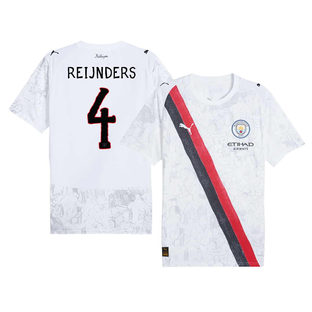 Maglia Replica Manchester City REIJNDERS #4 Uomo 2025/26