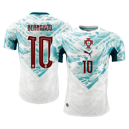 Maglia Gara Portogallo Trasferta BERNARDO #10 Uomo Mondiali 2026