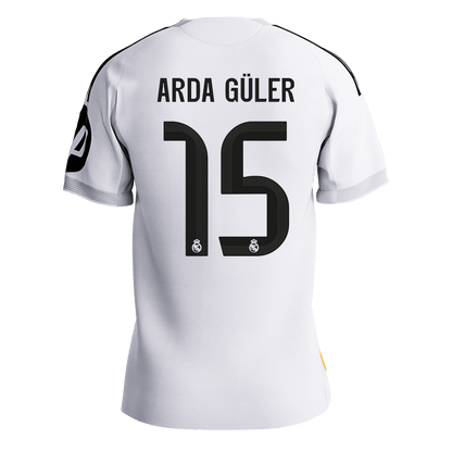 Maglia Gara Real Madrid Casa ARDA GÜLER #15 Uomo 2025/26