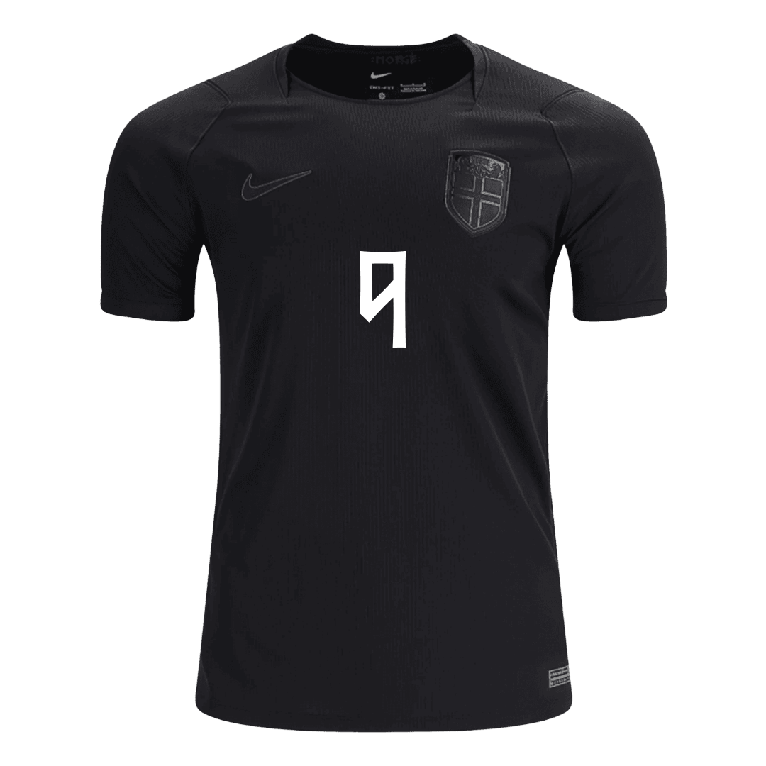 Maglia Replica Norvegia Trasferta BRAUT HAALAND #9 Uomo Mondiali 2026