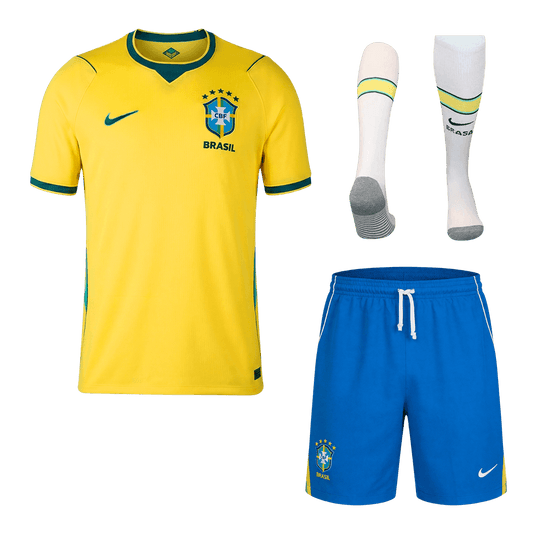 Kit Completo Brasile Casa Uomo Mondiali 2026 - 3 Pezzi