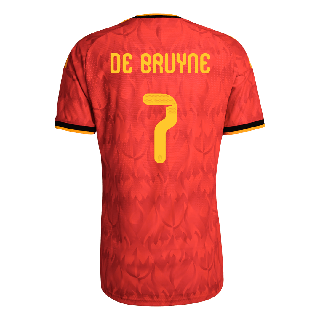 Maglia Gara Belgio Casa DE BRUYNE #7 Uomo 2026