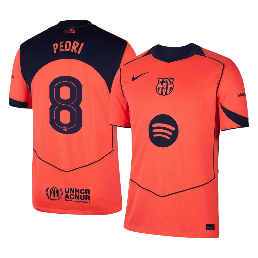 Maglia Replica Barcelona Terza PEDRI #8 Uomo 2025/26