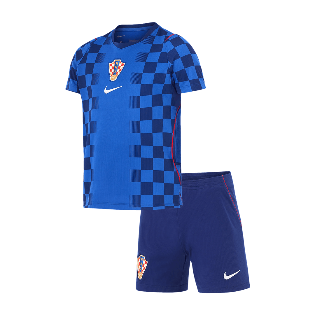 Base Kit Bambino Croazia Trasferta Mondiali 2026 - 2 Pezzi
