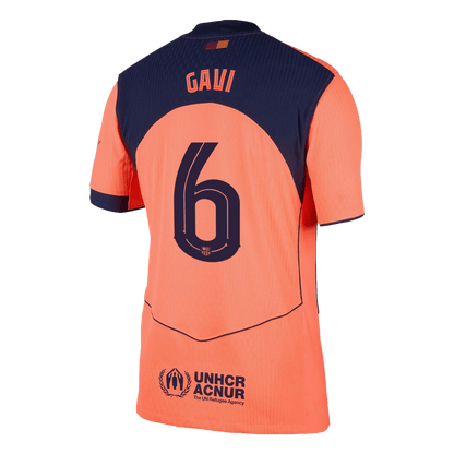 Maglia Gara Barcelona Terza GAVI #6 Uomo 2025/26