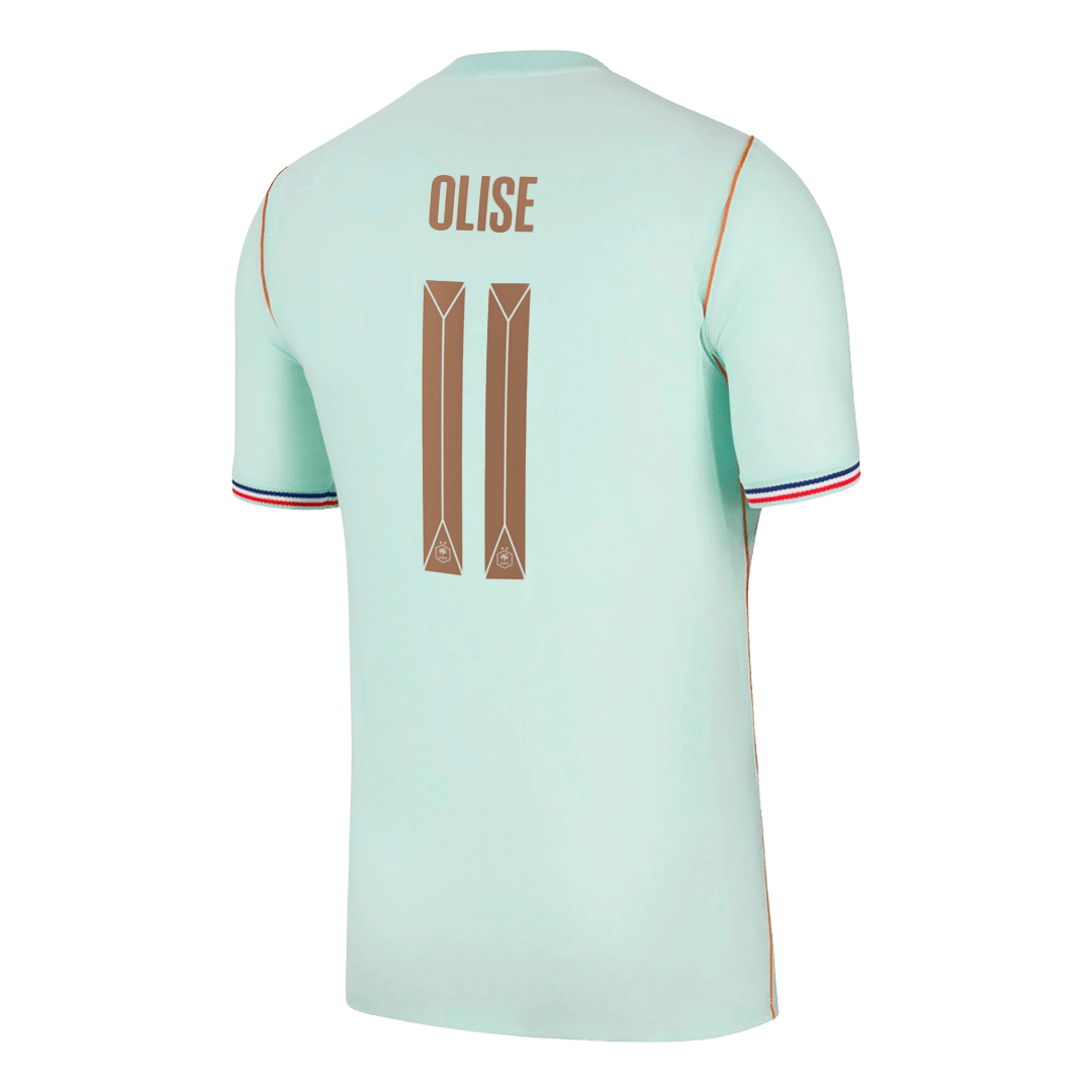 Maglia Replica Francia Trasferta OLISE #11 Uomo Mondiali 2026