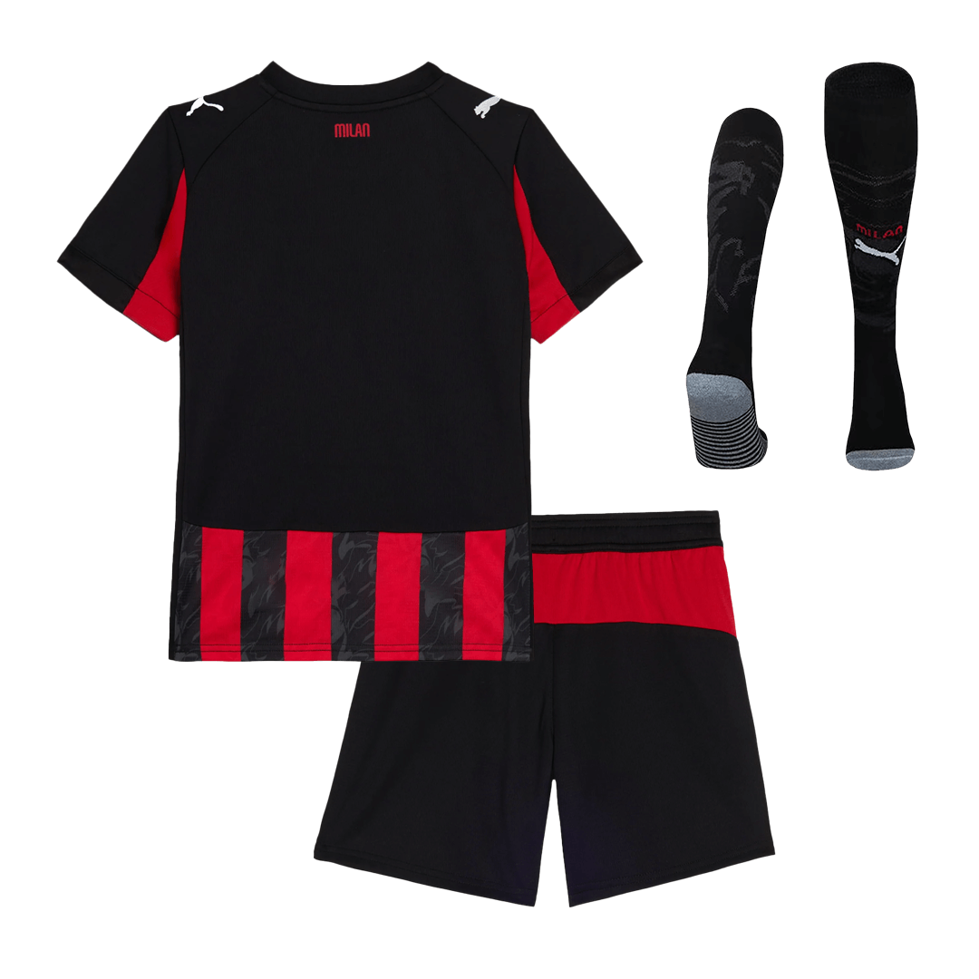 Completo Bambino AC Milan Casa 2025/26 - 3 Pezzi