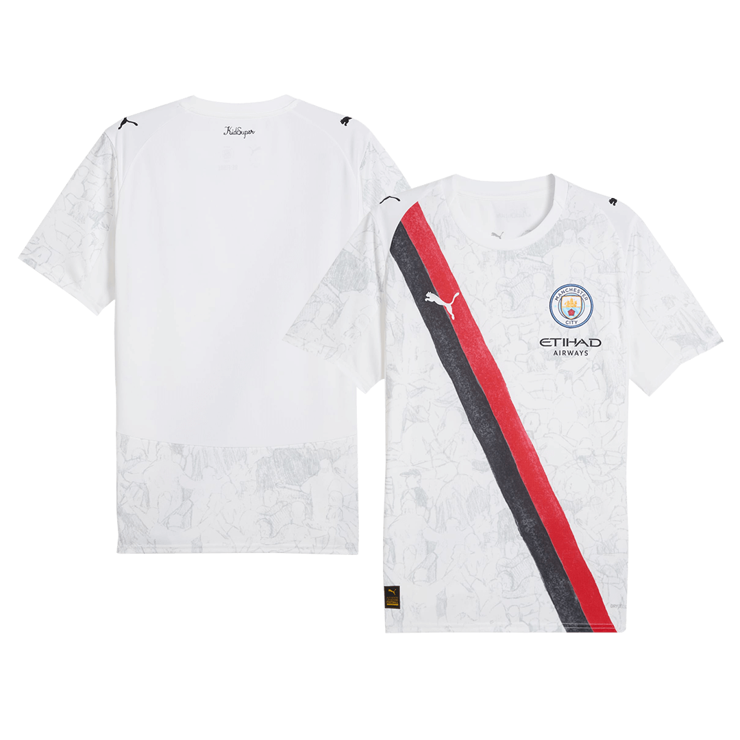 Maglia Replica Manchester City con KidSupe Uomo 2025/26