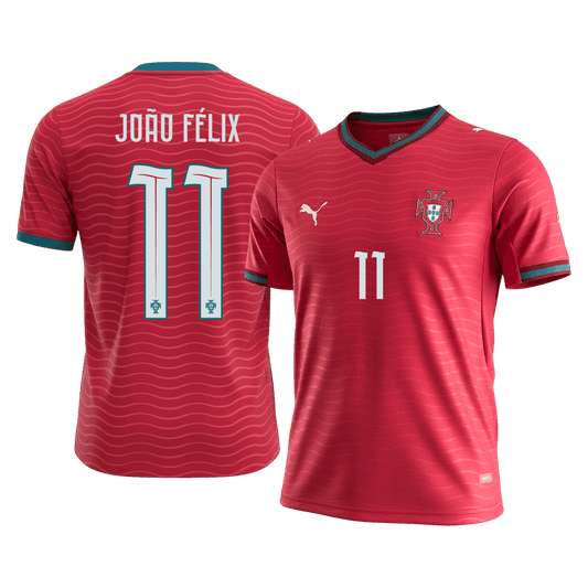 Maglia Replica Portogallo Casa JOÃO FÉLIX #11 Uomo Mondiali 2026
