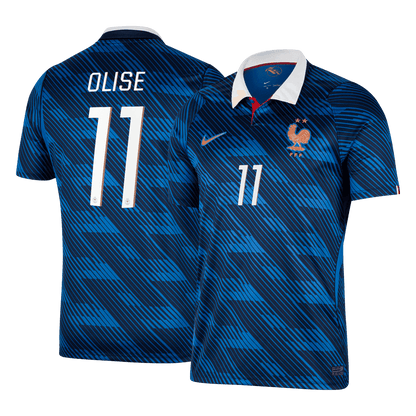 Maglia Replica Francia Casa OLISE #11 Uomo Mondiali 2026