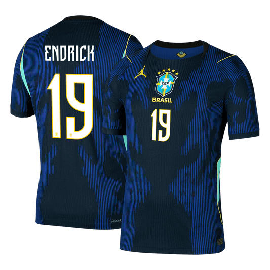 Maglia Gara Brasile Trasferta ENDRICK #19 Uomo Mondiali 2026