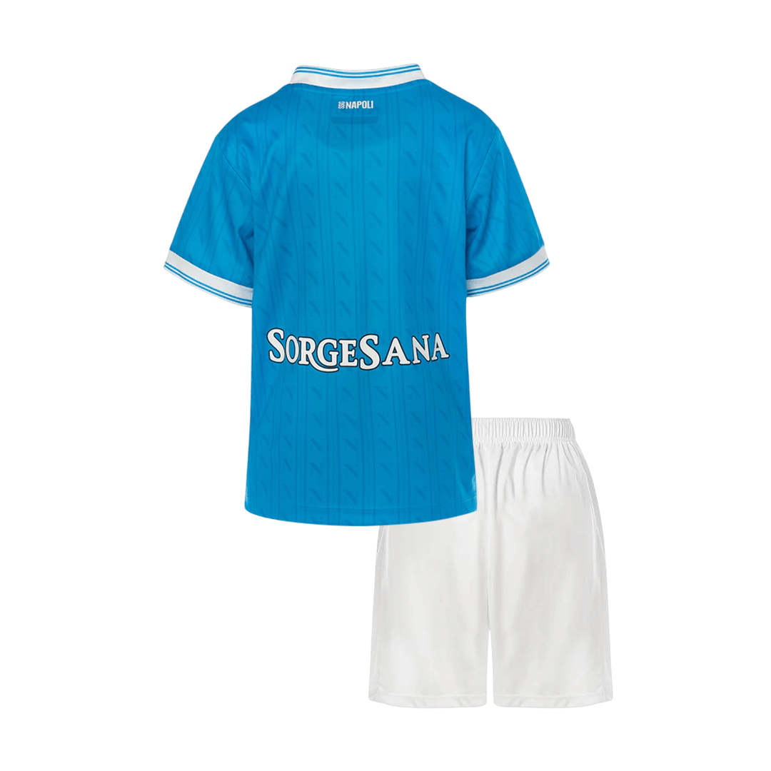 Base Kit Bambino Napoli Casa 2025/26 - 2 Pezzi