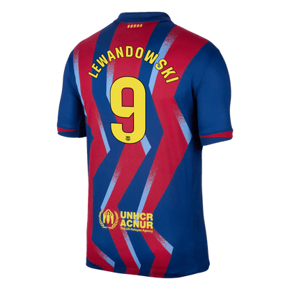 Maglia Replica Barcelona Quarta LEWANDOWSKI #9 Uomo 2025/26