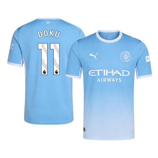 Maglia Replica Manchester City Casa DOKU #11 Uomo 2026/27