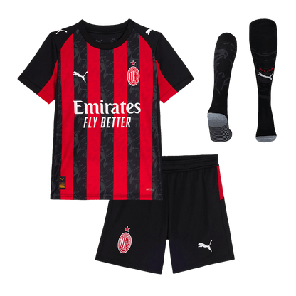 Completo Bambino AC Milan Casa 2025/26 - 3 Pezzi