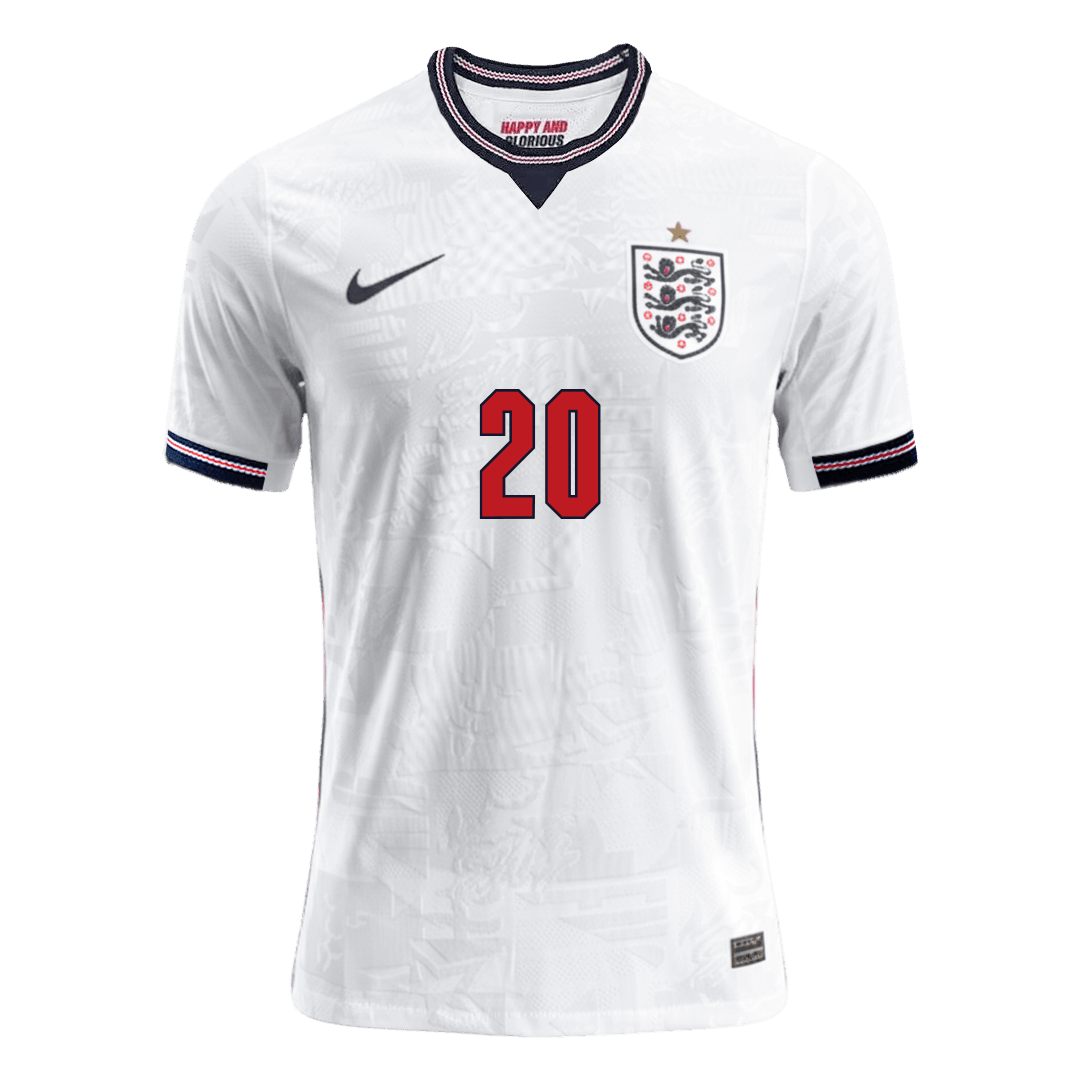 Maglia Gara Inghilterra Casa PALMER #20 Uomo Mondiali 2026