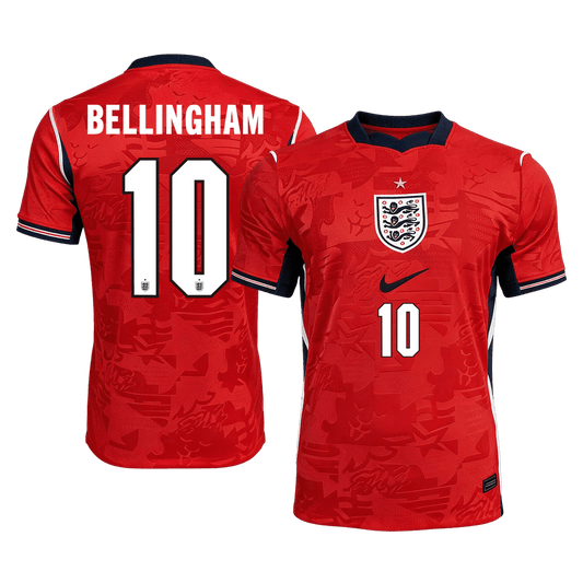 Maglia Replica Inghilterra Trasferta BELLINGHAM #10 Uomo Mondiali 2026