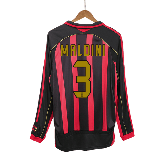 Maglia Retro AC Milan MALDINI #3 Casa 2006/07