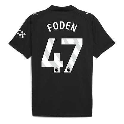 Maglia Replica Manchester City Trasferta FODEN #47 Uomo 2025/26