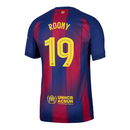 Maglia Gara Barcelona Casa ROONY #19 Uomo 2025/26 - UCL