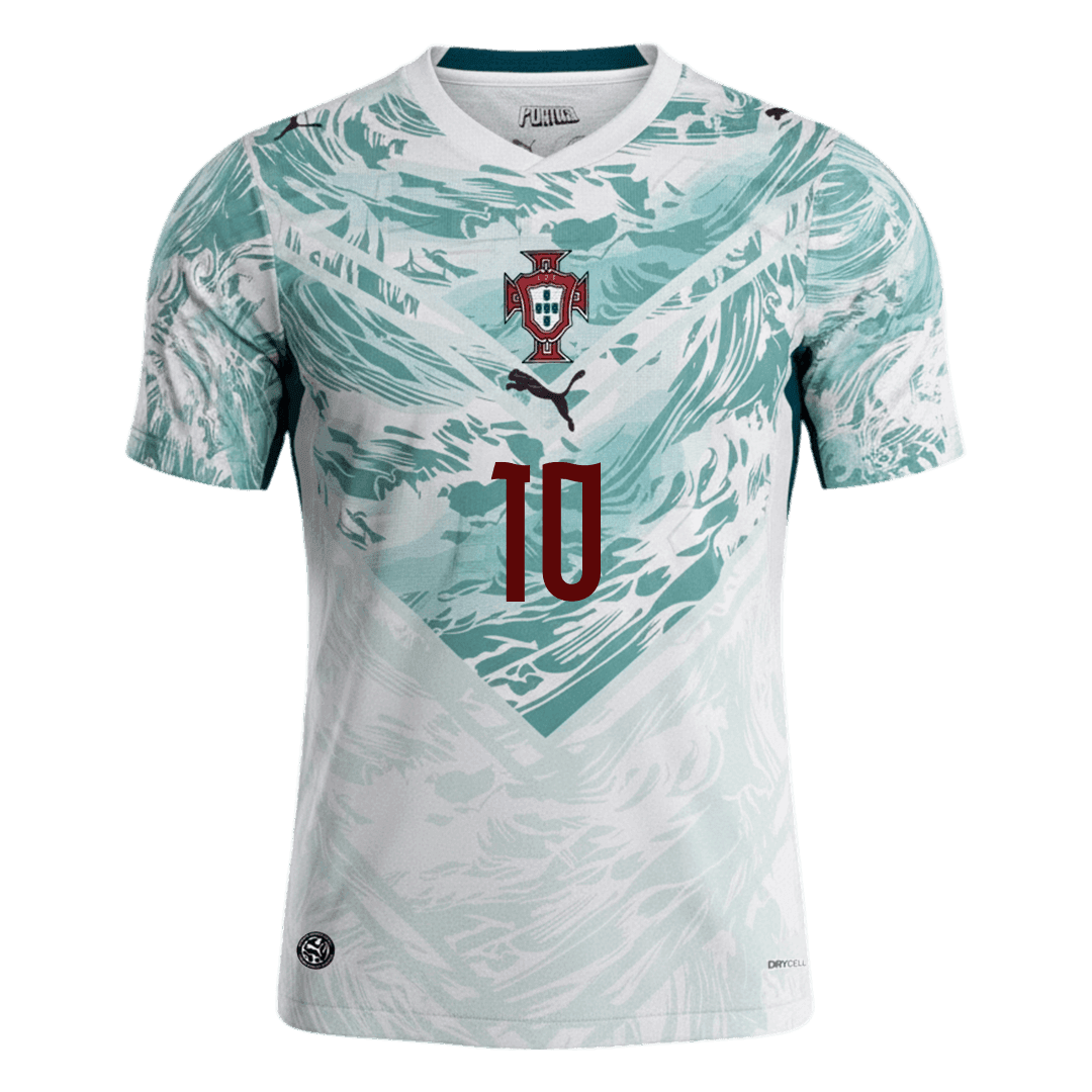 Maglia Replica Portogallo Trasferta BERNARDO #10 Uomo Mondiali 2026
