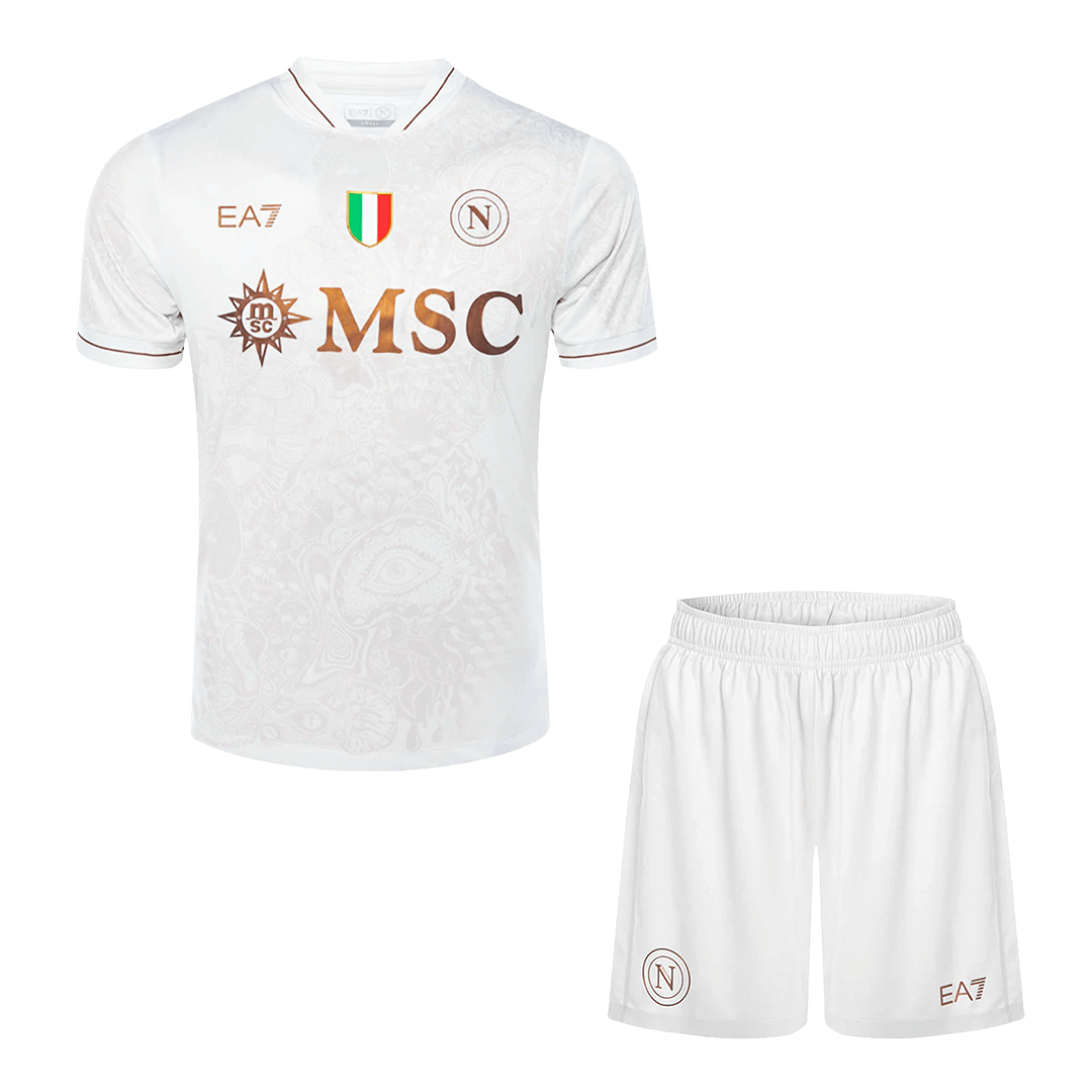 Completo Base Napoli Trasferta Uomo 2025/26 - 2 Pezzi