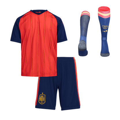 Completo Bambino Spagna Casa 2026 - 3 Pezzi