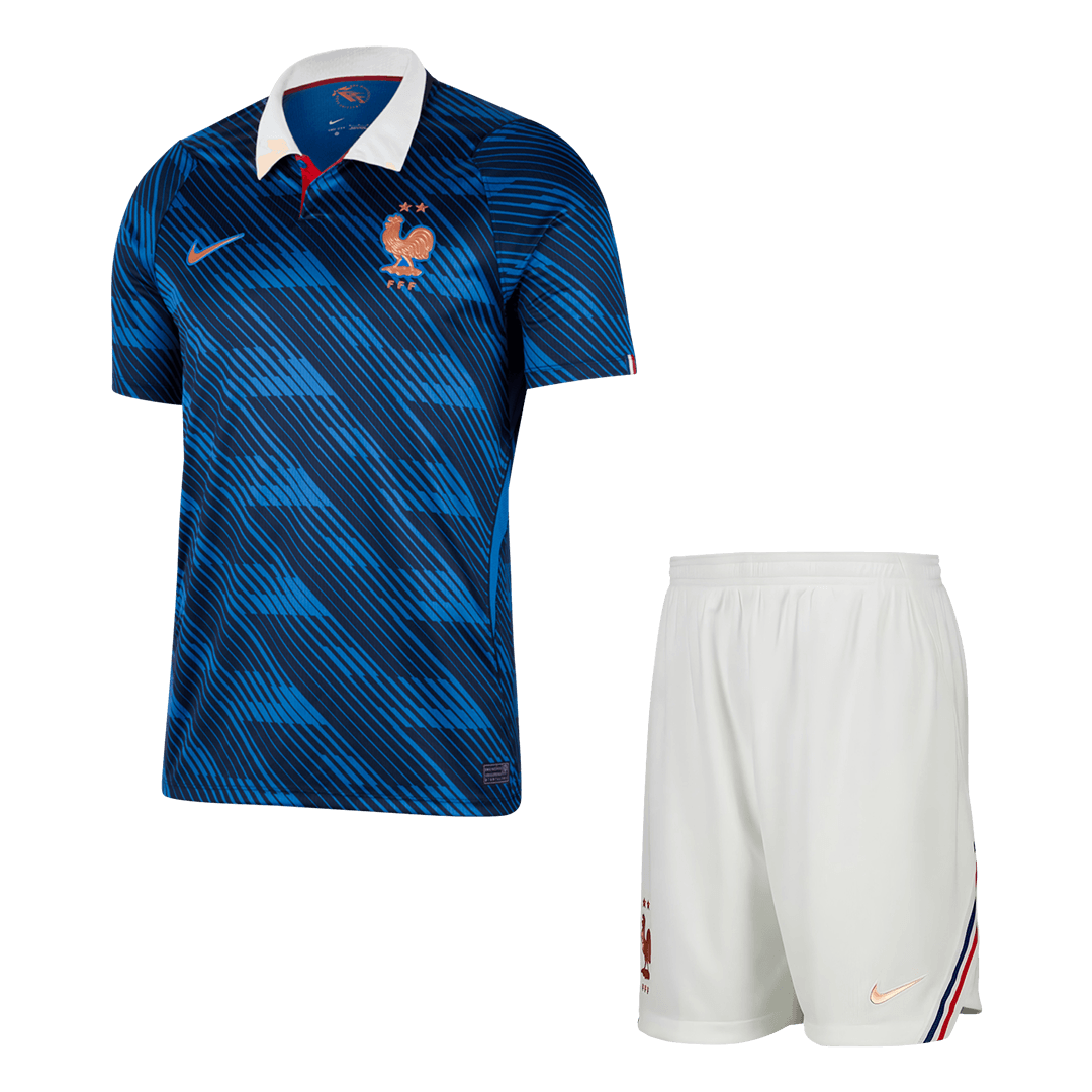 Completo Base Francia Casa Uomo Mondiali 2026 - 2 Pezzi