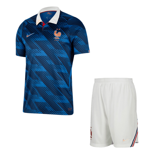 Completo Base Francia Casa Uomo Mondiali 2026 - 2 Pezzi