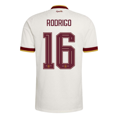 Maglia Gara Spagna Trasferta RODRIGO #16 Uomo Mondiali 2026