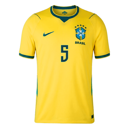 Maglia Replica Brasile Casa CASEMIRO #5 Uomo Mondiali 2026