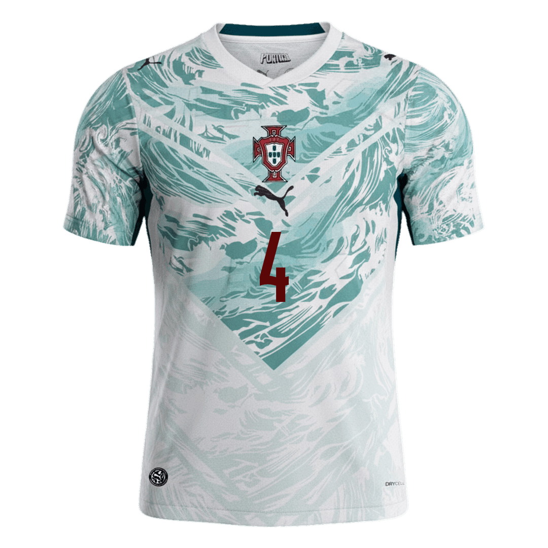 Maglia Replica Portogallo Trasferta RÚBEN DIAS #4 Uomo Mondiali 2026